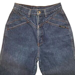 Womens 26x31 Vintage 5-6 Long Rockies Rocky Mountain High Waist 80s Western Jean